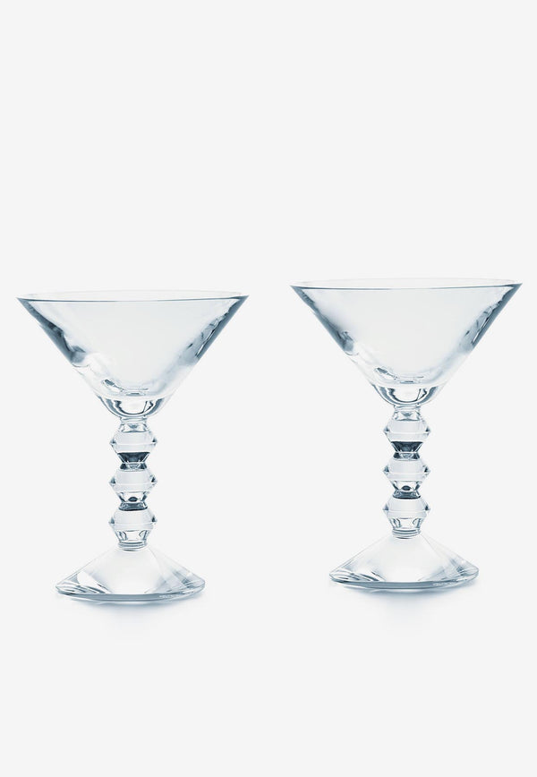 Baccarat Vega Martini Glasses - Set of 2 2810901 Transparent