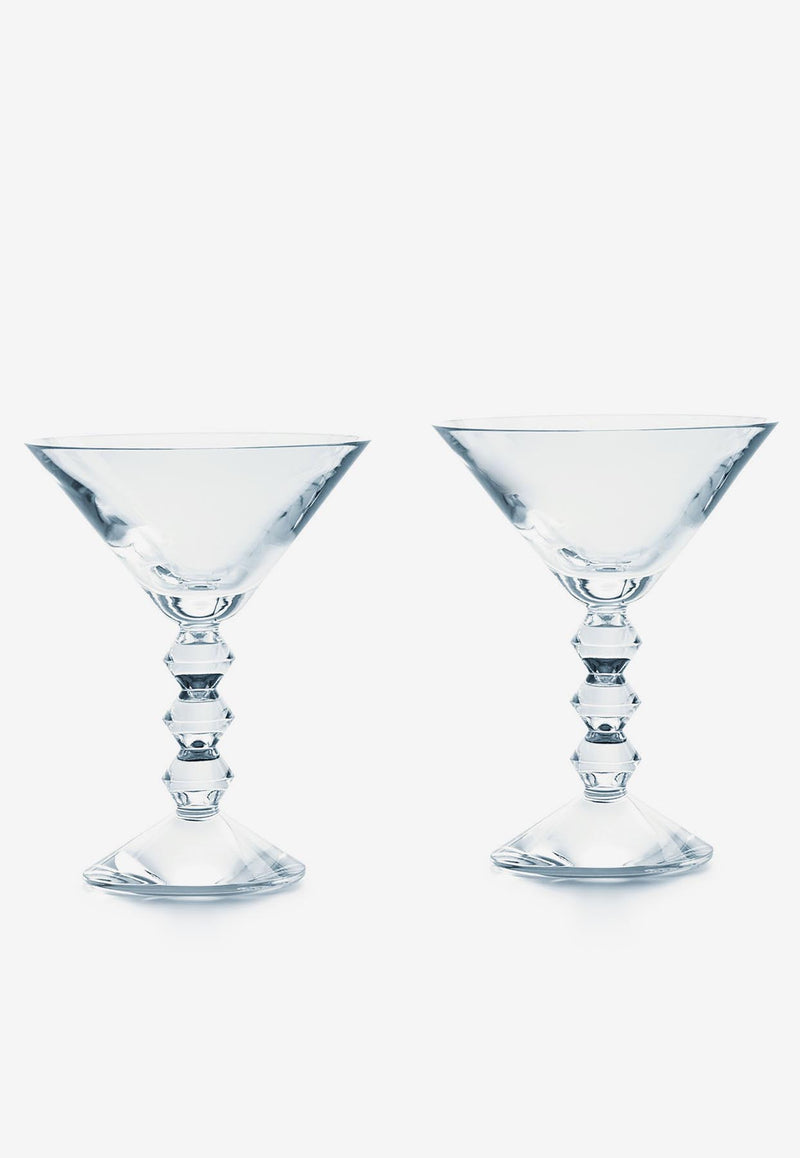 Baccarat Vega Martini Glasses - Set of 2 2810901 Transparent