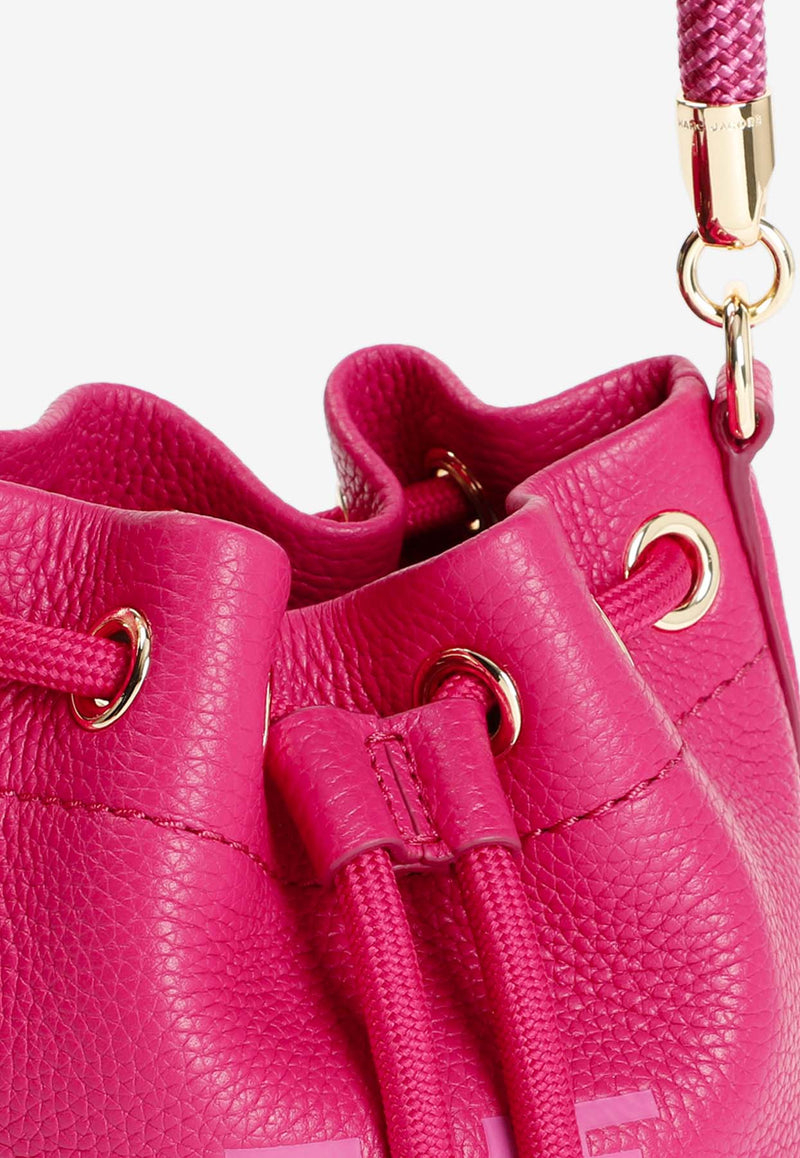 The Mini Bucket Bag in Grained Leather