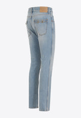 Washed Tapered Jeans