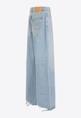 Extended Wide-Leg Jeans