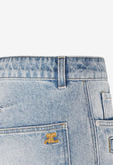 Chaps Jeans with Cut-Out Detail