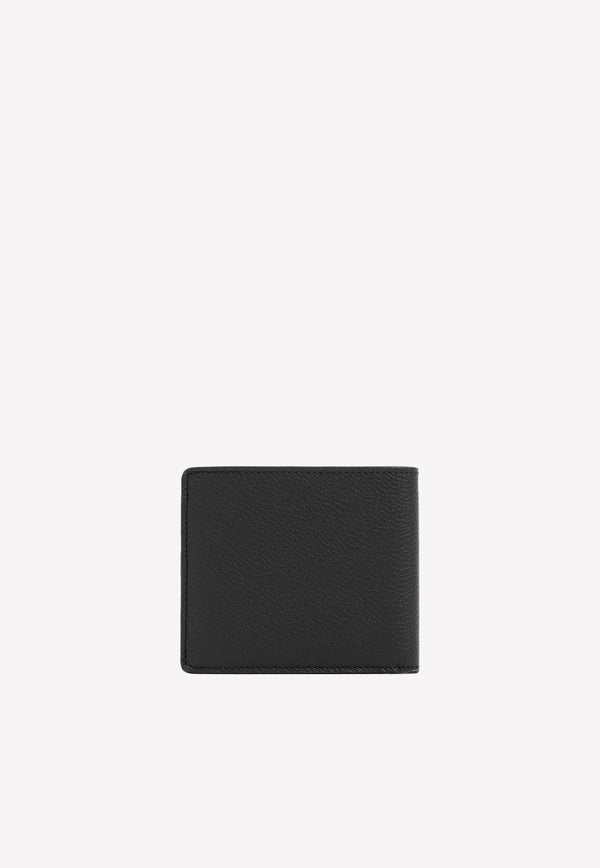 Brioni Bi Fold Leather Wallet  OHUO0L.O1719 1028 BLACK TAUPE