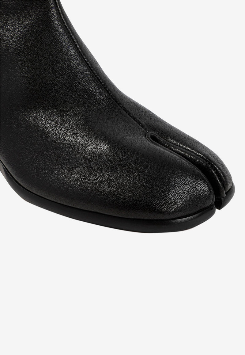 Maison Margiela Tabi Ankle Leather Boots 42352546480309 S57WU0153.PR058 T8013 BLACK