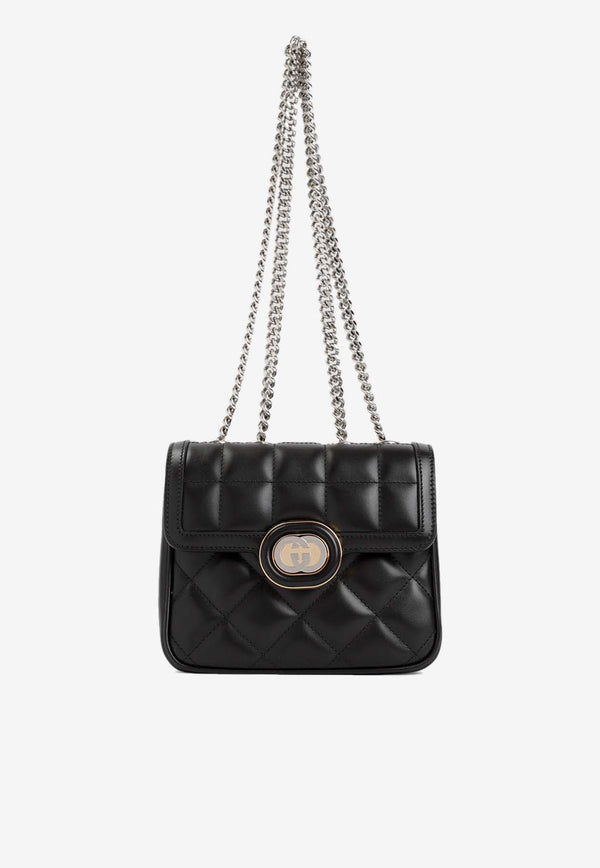 Mini Deco Shoulder Bag in Quilted Leather