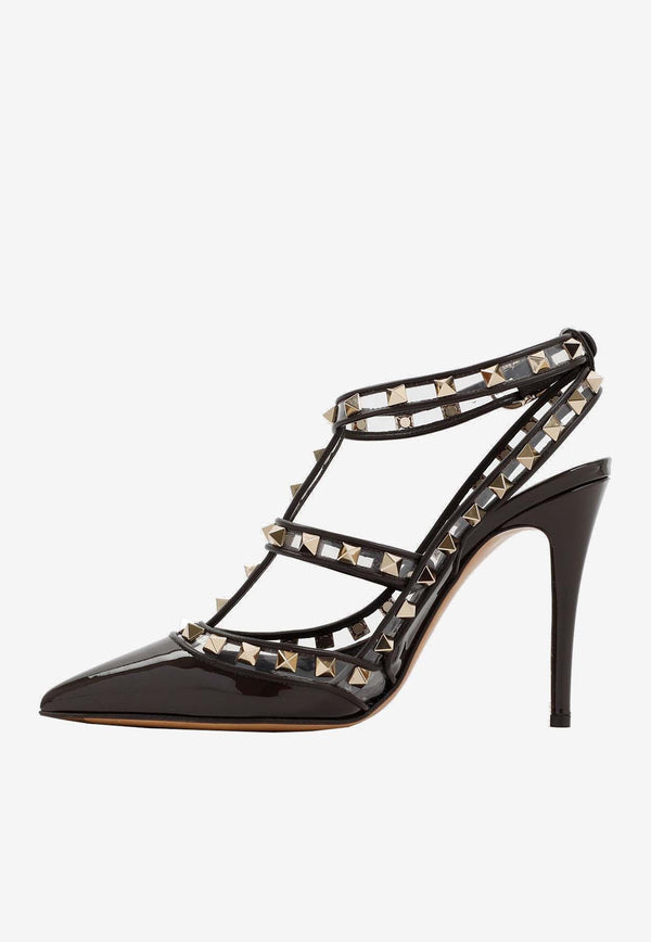 100 Rockstud Pumps in Patent Leather