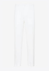 Dior Homme Ankle Slit Detail Cotton Pants 41389972553909 213C133A4451 030 IVORY