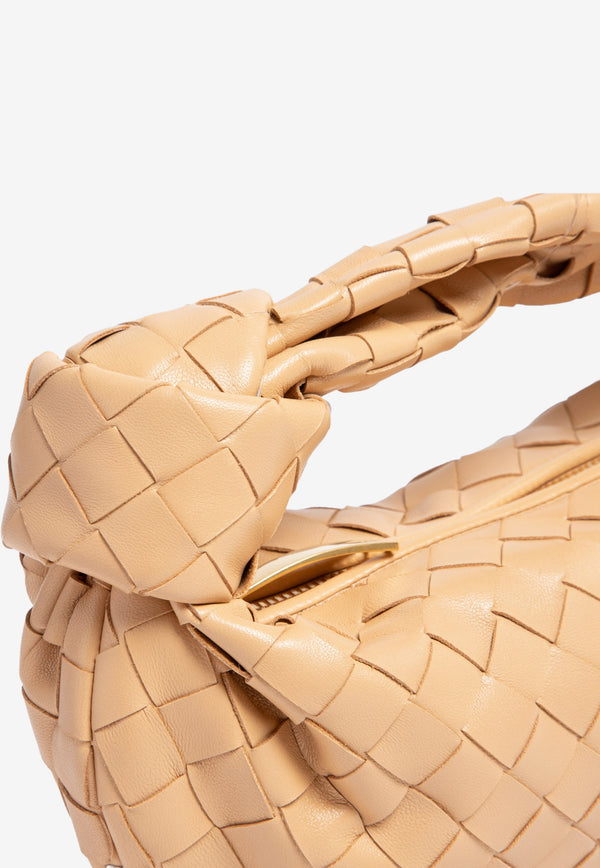حقيبة ميني جودي ذات مقبض علوي مصنوعة من جلد إنترشياتو