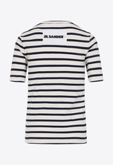 Logo Striped Short-Sleeved T-shirt