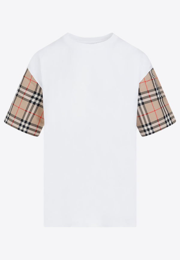 Checked Short-Sleeved T-shirt