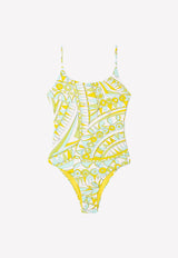 Emilio Pucci Bandierine Print Reversible Swimsuit Multicolor 2EMC31 2E877 034