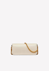 Valentino VLogo Locò Shoulder Bag in Calf Leather Ivory 2W2B0K30ZXL I16