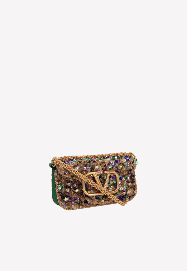 Valentino Small Locò Bead Embellished Top Handle Bag Multicolor 2W2B0K53LCL NBF