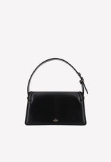 Valentino VLogo Sculpture Leather Shoulder Bag Black 2W2B0L25AVP 0NO