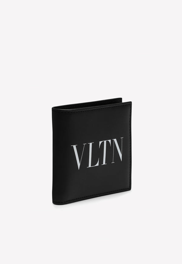 Valentino VLNT Bi-Fold Leather Wallet Black 2Y2P0654LVN/M_VALE-0NI