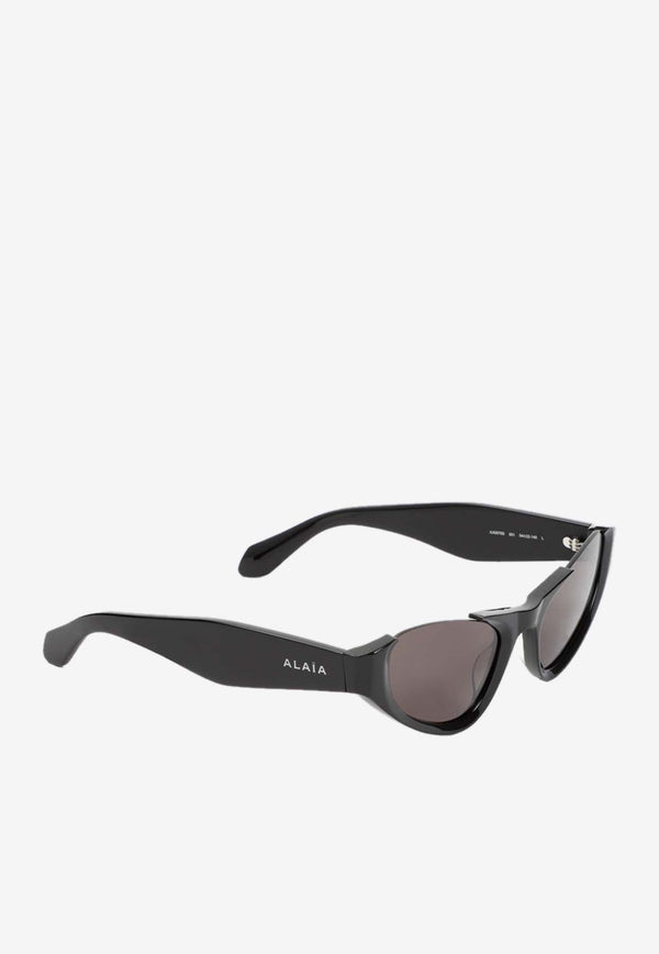 Semi-Rimless Cat-Eye Suncالنظارات