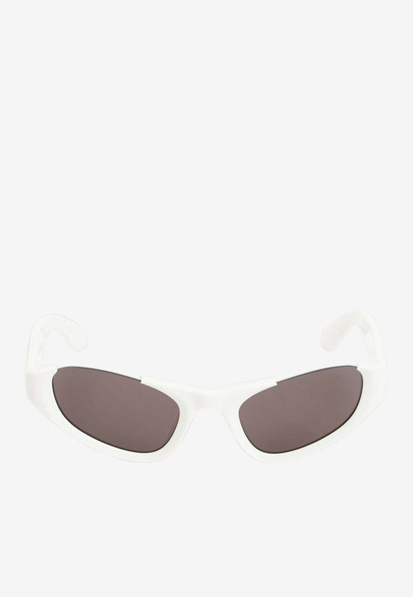 النظارات الشمسية شبه بدون إطار عين القطة