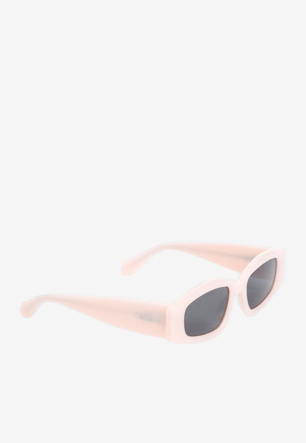 Rectangular Acetate Sunglasses