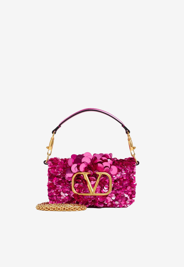 Small Loco Sequined Shoulder Bag