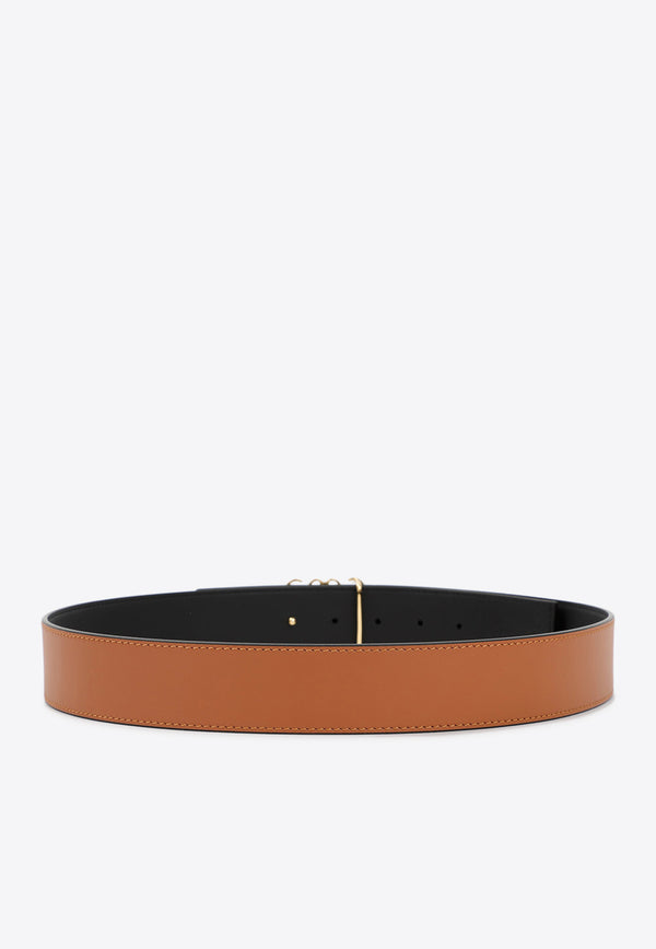 Reversible Anagram Leather Belt