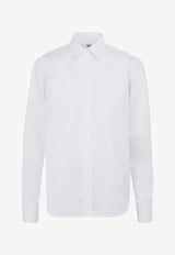 Long-Sleeved Crisp Formal Shirt