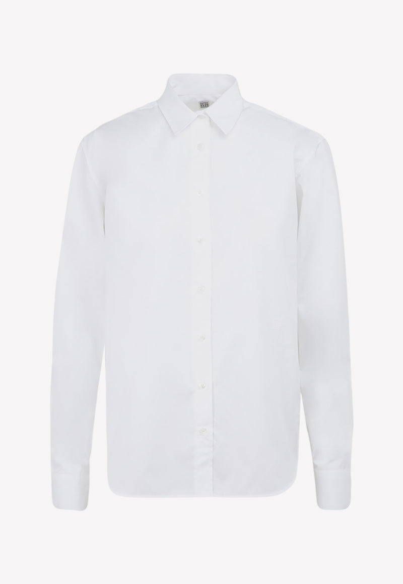 Long-Sleeved Crisp Formal Shirt