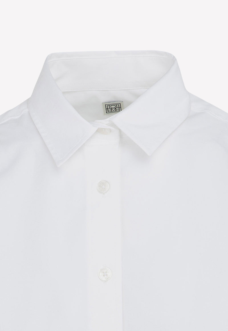 Long-Sleeved Crisp Formal Shirt