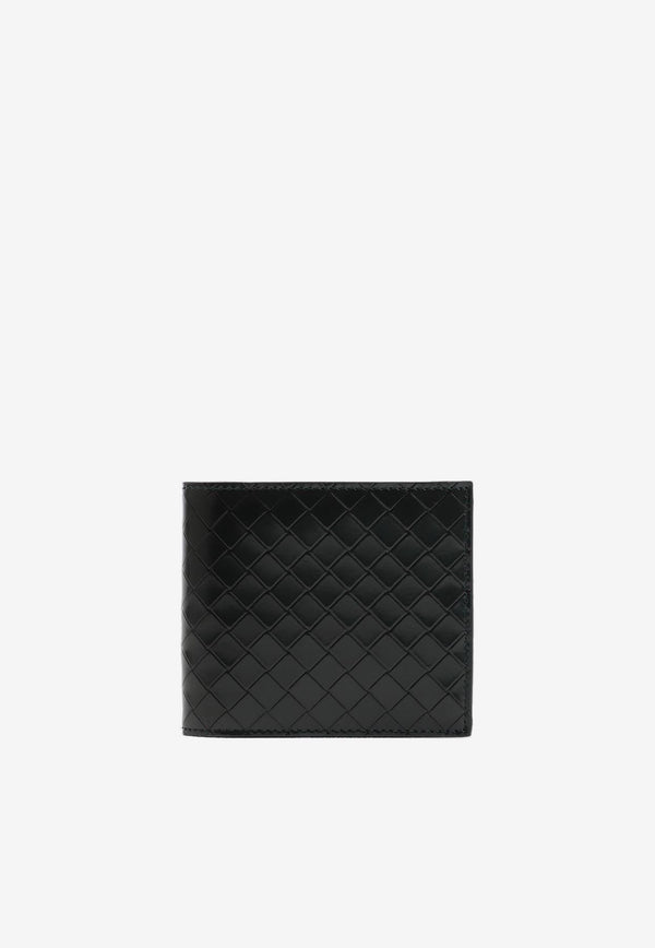 Bi-Fold Wallets in Intreccio Leather