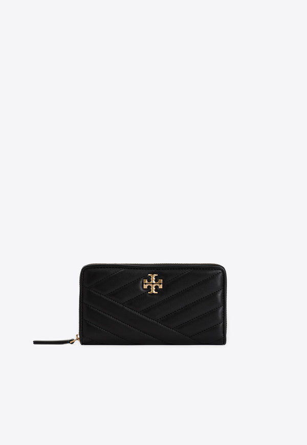 Kira Quilted-Leather Zip-Around Wallet