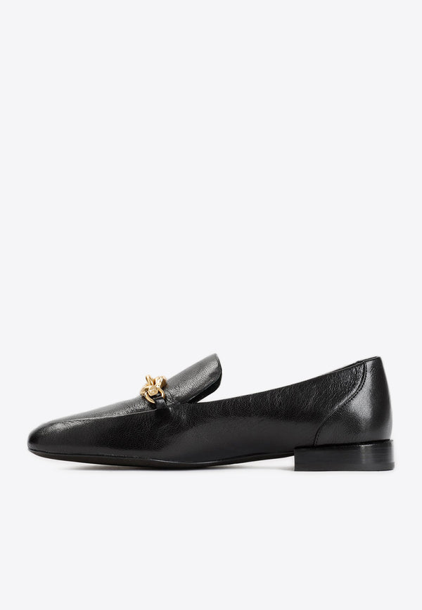Jessa Horsehead-Detail Leather Loafers