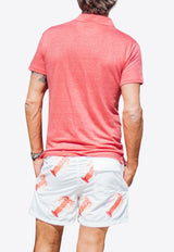 Les Canebiers White Lobster All-Over Print Swim Shorts All Over Lobster-White