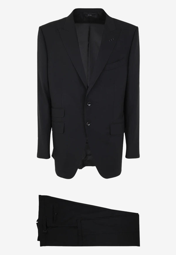 Tom Ford Tailored Wool Suit Set Black 2LYP01-WOS02 LB999