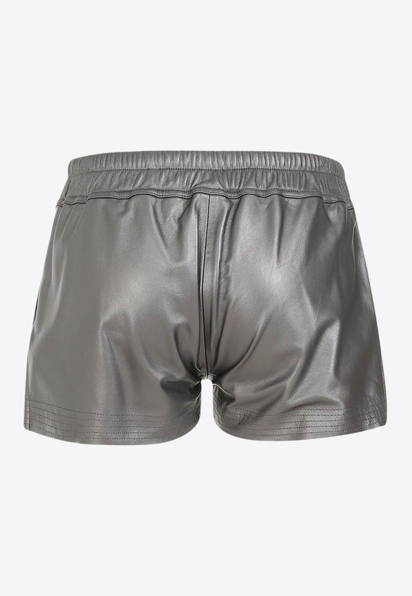 Leather Mini Shorts