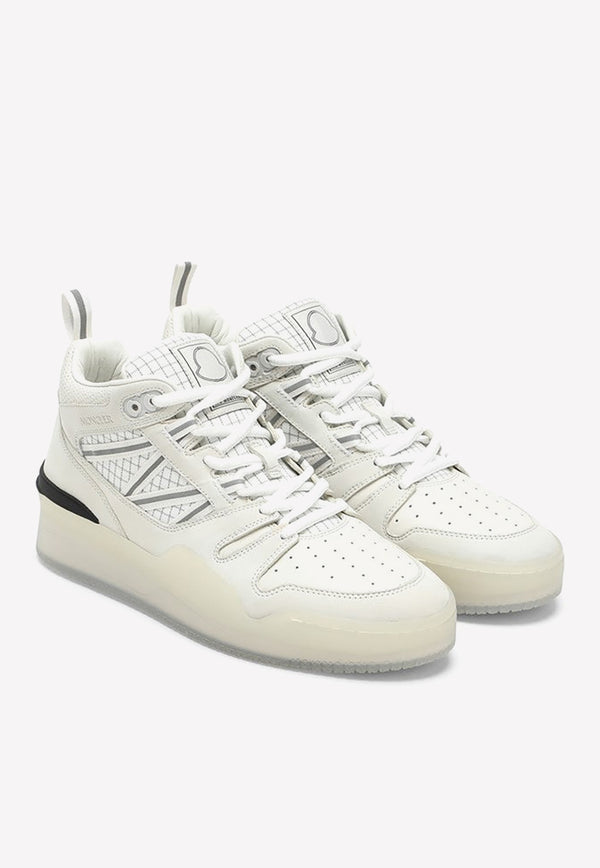 Moncler High-Top Leather Sneakers 4M001-00M2554/M_MONCL-034 White