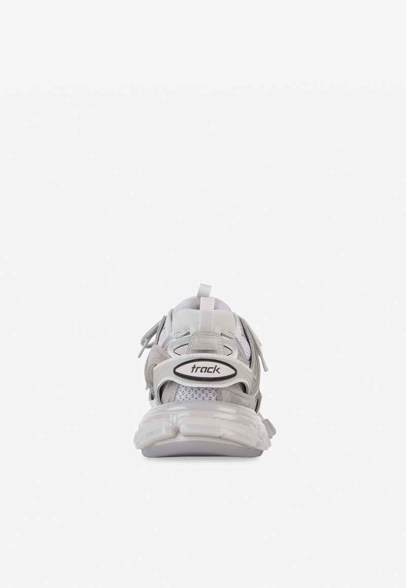 Balenciaga Track Clear Sole Sneakers in Mesh and Nylon Grey 647741-W3BM4 1200