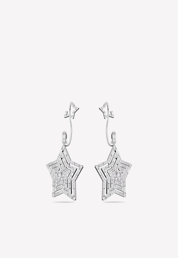 SWAROVSKI Stella Star Drop Earrings Silver 5617768PR/L