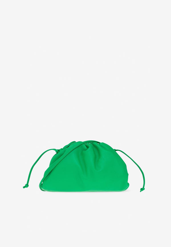 Bottega Veneta Mini Pouch Bag in Calf Leather with Strap Parakeet 585852V1BW0 3724