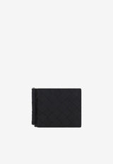 Bottega Veneta Bill Clip Wallet in Intrecciato Leather 592626VCPQ4 8803 Black
