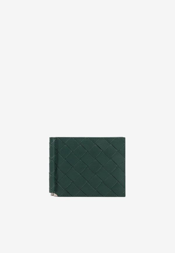 Bottega Veneta Intrecciato Leather Bi-Fold Wallet Raintree 592626VCPQ6 3070