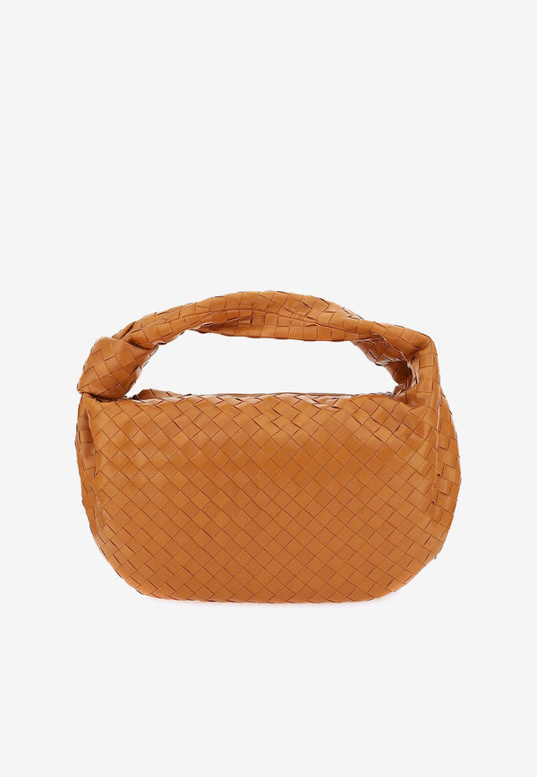 Bottega Veneta Small Jodie Top Handle Bag in Intrecciato Leather Clay 600261VCPP0 7628