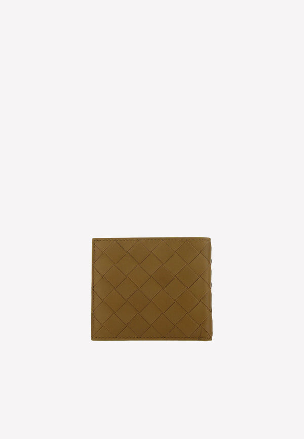 Bottega Veneta Bi-Fold Intrecciato Wallet in Calf Leather Acorn 605721VCPQ4 7718