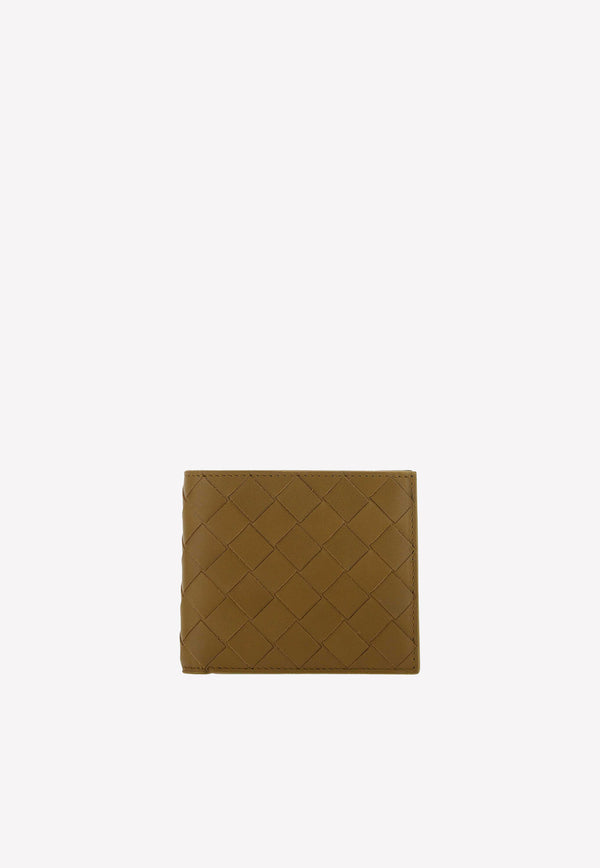 Bottega Veneta Bi-Fold Intrecciato Wallet in Calf Leather Acorn 605721VCPQ4 7718