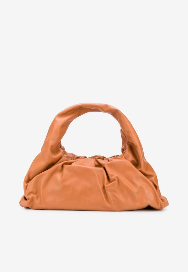Bottega Veneta Maxi Leather Shoulder Bag Clay 607984VCP40 7628
