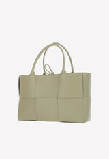 Bottega Veneta Medium Arco Intrecciato Top Handle Bag Olive 609175VCQC2 2916