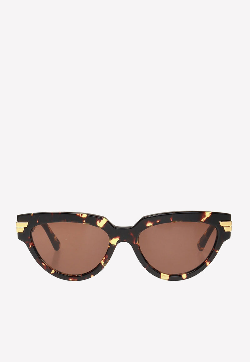Bottega Veneta Cat-Eye Tortoiseshell Sunglasses Brown 620602V2330 2819