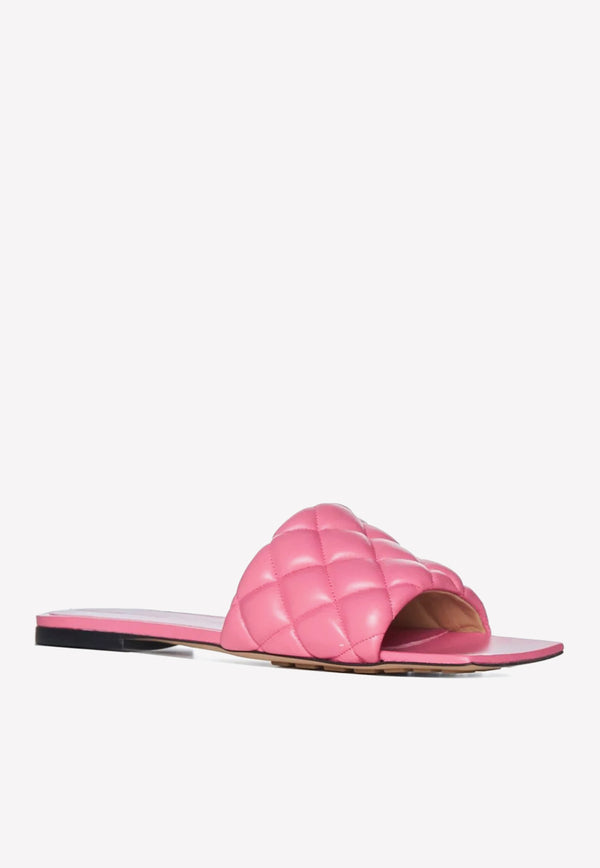 Bottega Veneta Padded Flat Sandals Pink 627710VBRR0 5963