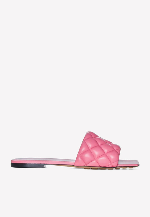 Bottega Veneta Padded Flat Sandals Pink 627710VBRR0 5963