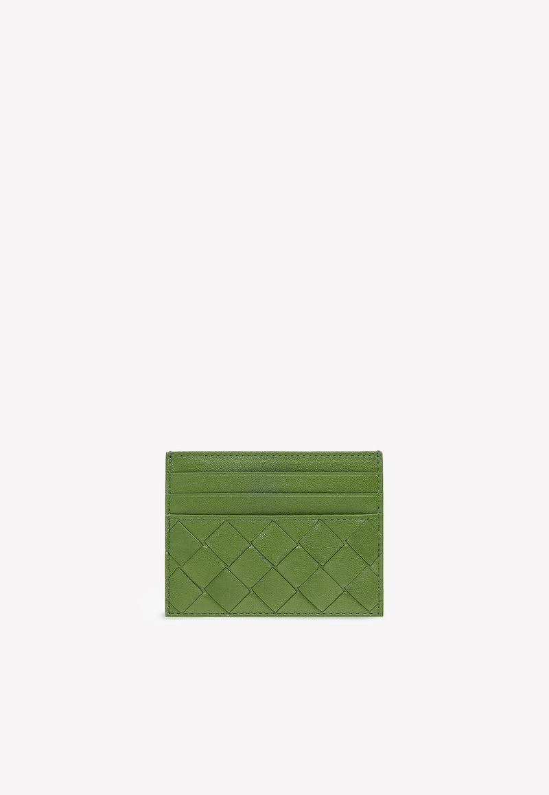 Bottega Veneta Intrecciato Leather Cardholder Avocado 635042VCPP3 3141