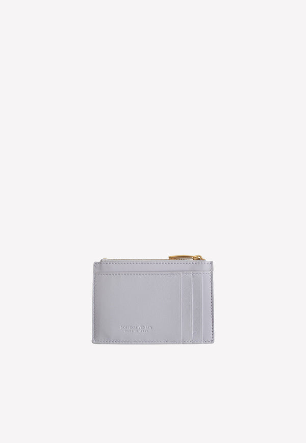 Bottega Veneta Intrecciato Zip Cardholder in Nappa Leather Mirth Washed 651393VCQC4 5308