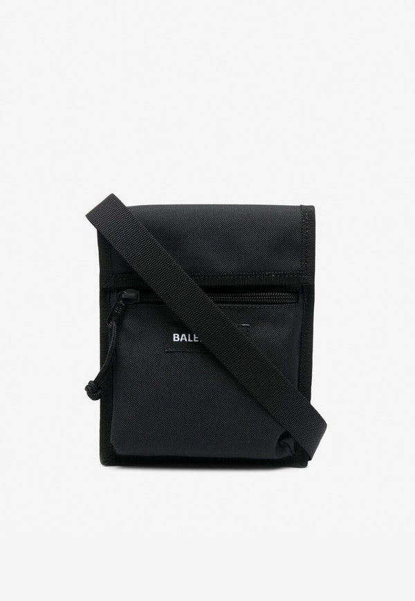 Balenciaga Messenger Bag in Nylon Black 6559822JMJX1000